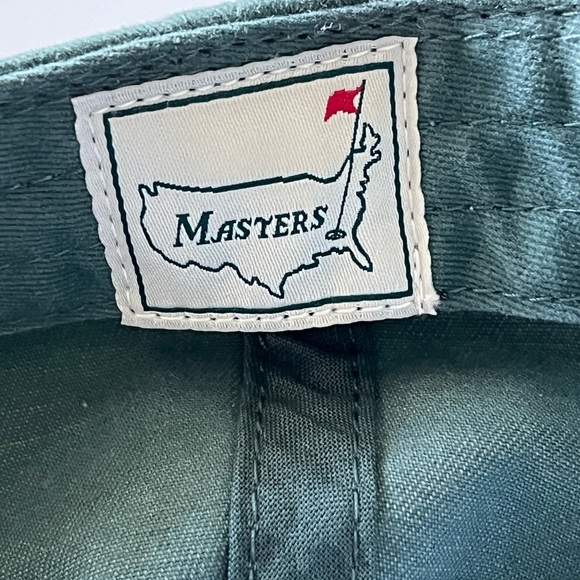 Masters Green Golf Hat Augusta Core Needlepoint 1934 Collection Slouch Cap - Picture 5 of 6